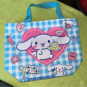 Cinnamoroll Lunch Box Storage Organizer Bag Makeup Cosmetic Bag Sanrio Kawai New